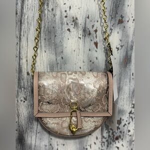 ZAC Posen Belay Mini Saddle Crossbody in color Antler ~NWT